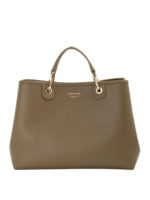 Shopper in similpelle a grana