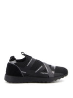 Sneakers slip on in jersey tecnico