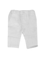 Bermuda in lino a righe