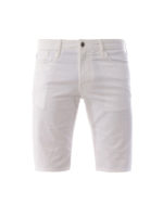 Shorts in cotone stretch bianco