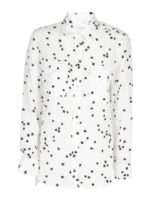 Camicia in seta con ruches