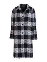 Cappotto in misto lana a quadri