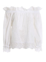 Blusa in pizzo sangallo