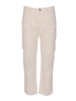 Jeans ricamo floreale