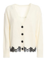 Cardigan con pizzo