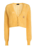 Cardigan misto di lana e alpaca