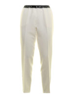 Pantaloni con vita logata