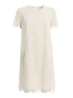 Vestito in seta e pizzo