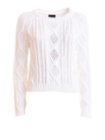 Pull corto a trecce con strass