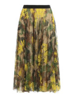 Gonna in pizzo camouflage