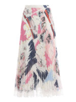 Gonna plisse con stampa comics