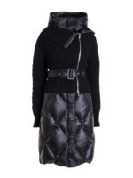 Piumino trapuntato con felpa rimovibile