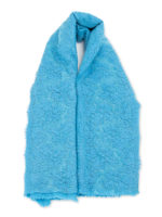 Stola in misto lana azzurra
