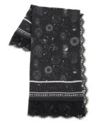 Sciarpa in seta con pizzo