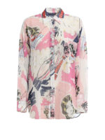 Camicia oversize stampa comics