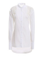 Camicia con dettaglio cut-out e pizzo