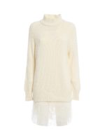 Kurzes Kleid - Creme