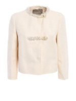 Giacchina in misto lino con pietre