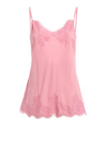 Top con inserti in pizzo