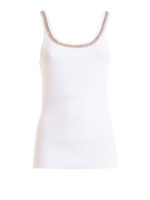 Canotta con dettaglio strass