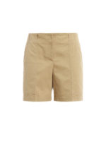 Shorts beige stile cargo in cotone