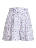 Shorts a vita alta con stampa fiori