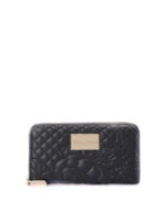 Portafoglio trapuntato in similpelle