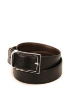 Cintura reversibile in pelle