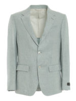Blazer in lino lana e seta