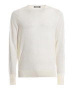 Pullover girocollo in lana