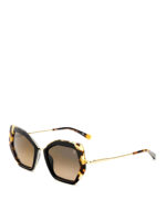 Occhiali da sole Sahara con dettagli avana