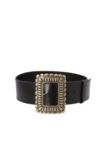 Cintura marrone con maxi fibbia