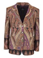 Giacca Paisley marrone