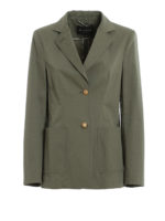 Blazer monopetto in cotone