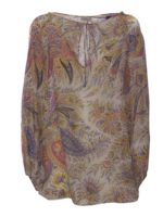 Blusa multicolor in stampa paisley