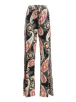 Pantaloni motivo Paisley in viscosa