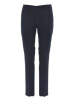 Pantalone blu marrone e azzurro