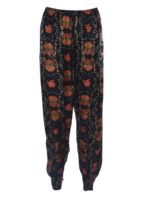Pantalone nero stampato