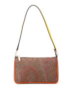 Clutch Paisley con bordi colorati