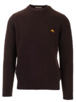 Maglione girocollo marrone