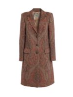 Cappotto in Paisley jacquard