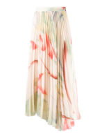 Gonna plissettata in georgette