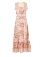 Abito multicolor ricamato