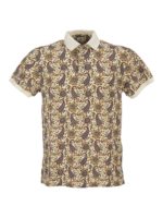 Polo con motivo Paisley floreale