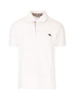 Polo bianca con logo