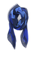 Sciarpa in cashmere jacquard con logo