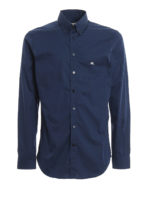 Camicia blu button down