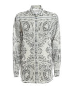 Camicia in con motivo Paisley Foliage