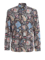 Camicia in cotone con motivo Paisley