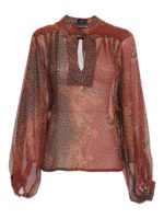 Camicia motivo Paisley in seta